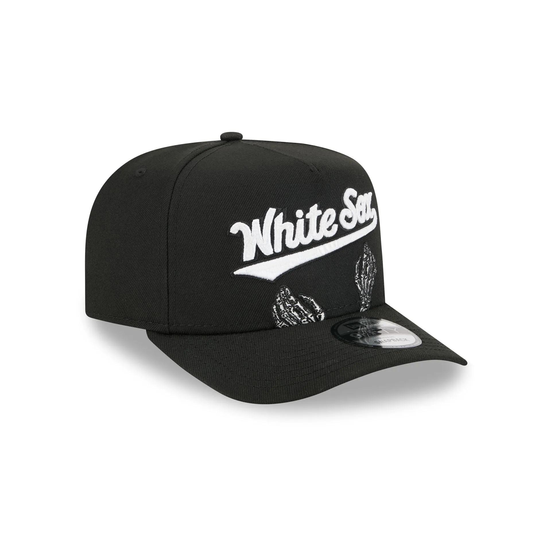 Chicago White Sox Skeletal Script 9FIFTY A-Frame Snapback Hat sold by New Era product image thumbnail 4