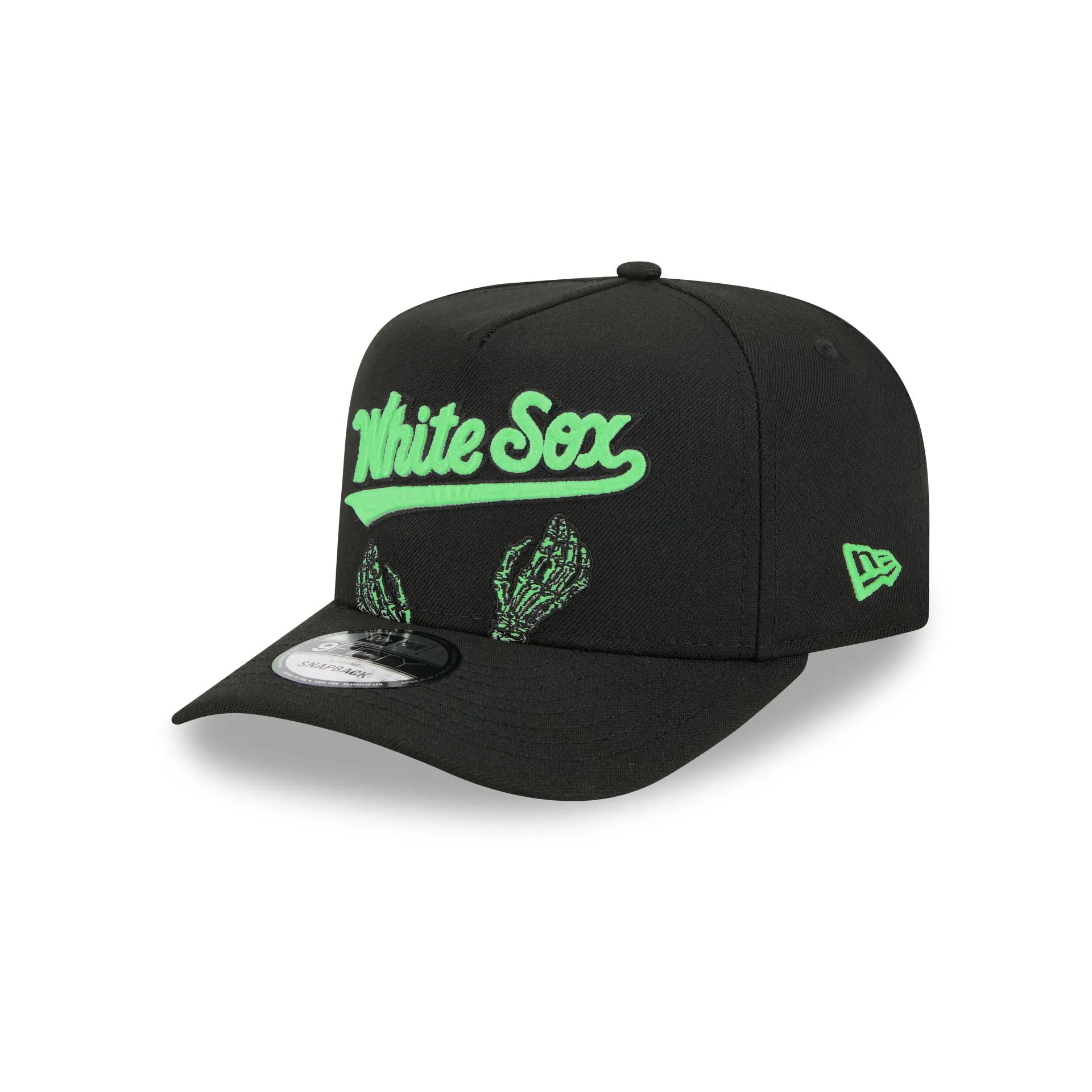 Chicago White Sox Skeletal Script 9FIFTY A-Frame Snapback Hat sold by New Era product image thumbnail 2