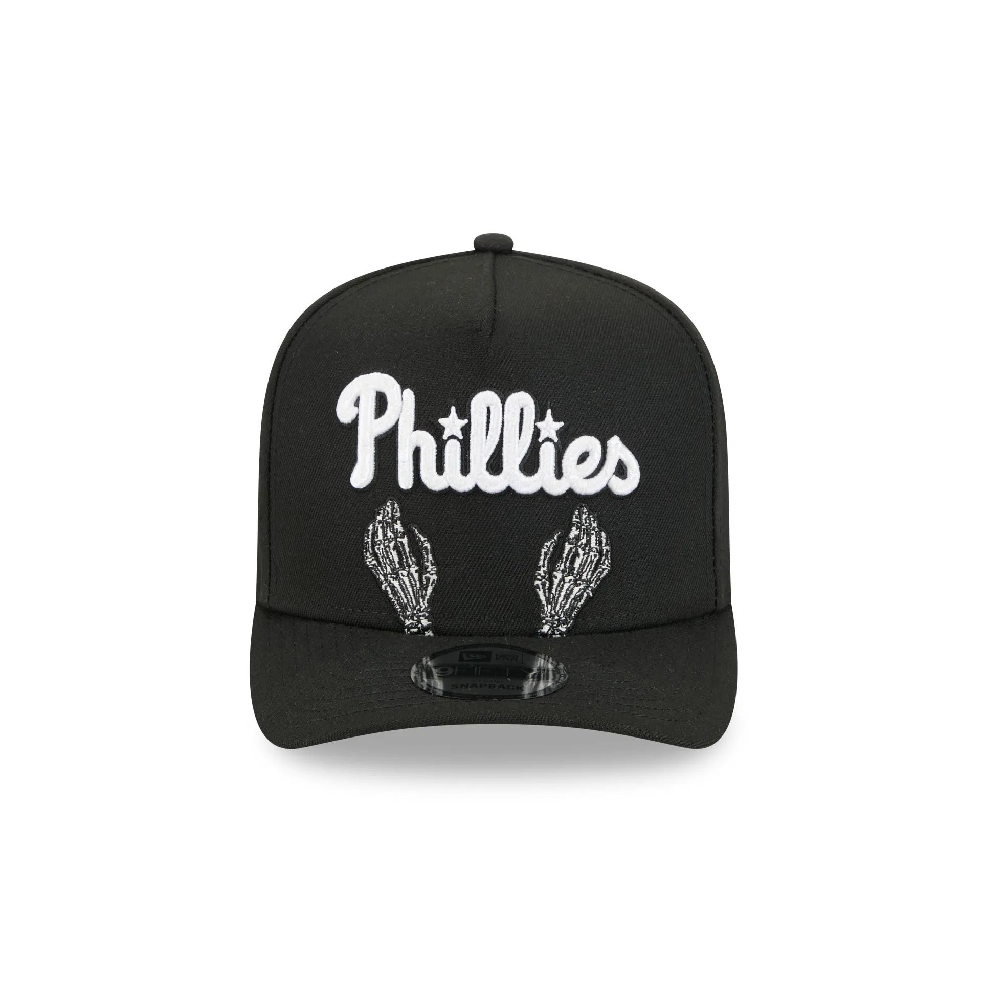 Philadelphia Phillies Skeletal Script 9FIFTY A-Frame Snapback Hat sold by New Era product image thumbnail 3