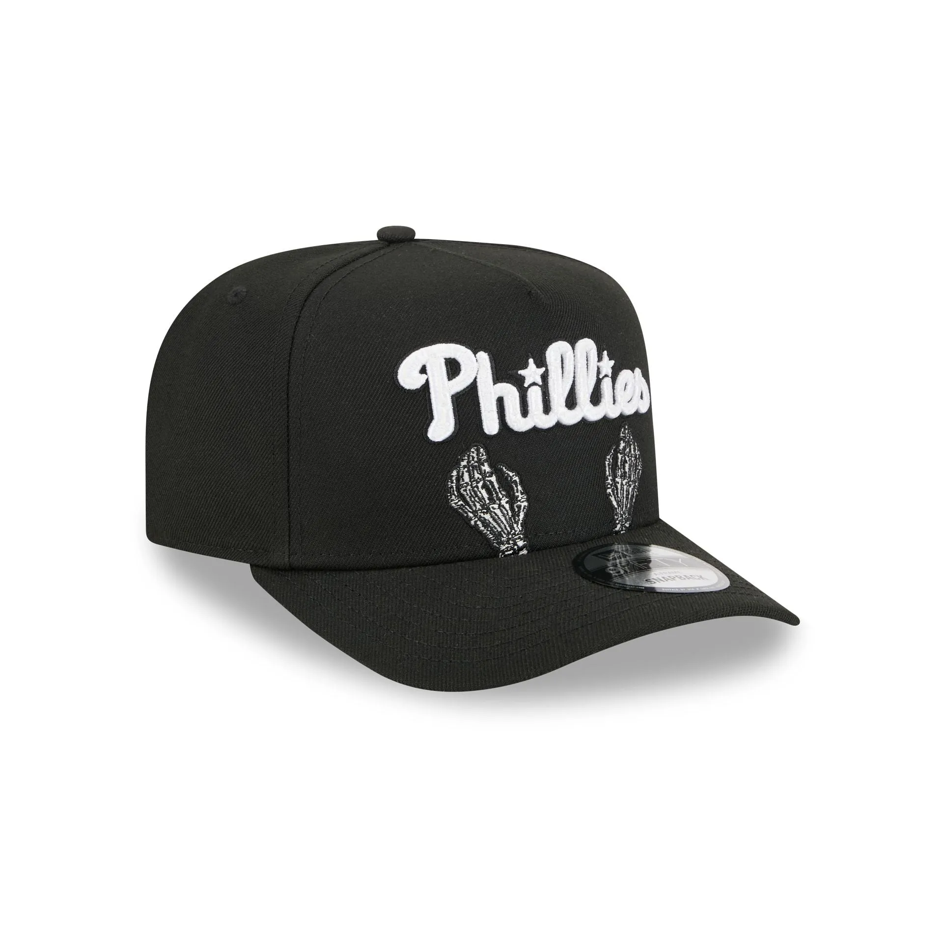 Philadelphia Phillies Skeletal Script 9FIFTY A-Frame Snapback Hat sold by New Era product image thumbnail 4
