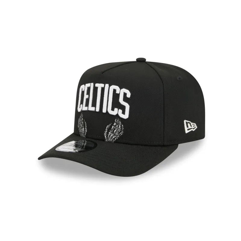 Boston Celtics Skeletal Script 9FIFTY A-Frame Snapback Hat sold by New Era