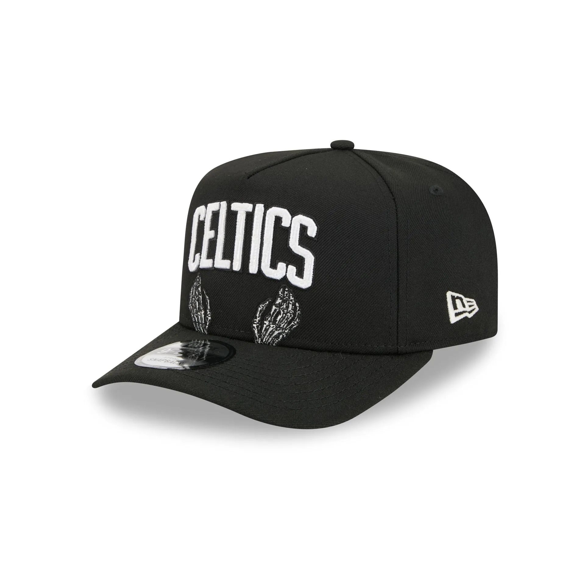 Boston Celtics Skeletal Script 9FIFTY A-Frame Snapback Hat sold by New Era