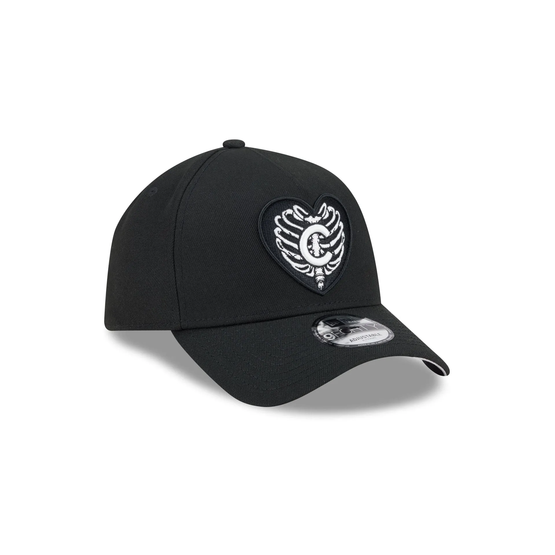 Chicago Cubs Skeletal Heart 9FORTY A-Frame Snapback Hat sold by New Era product image thumbnail 3