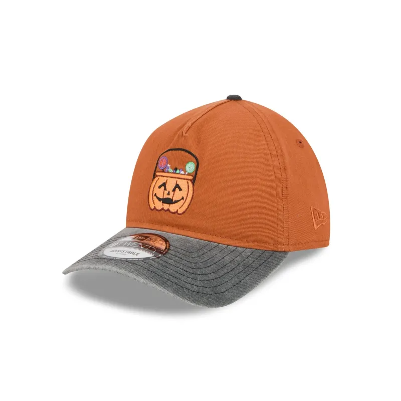 New Era Cap Pumpkin Treat Bucket 9TWENTY A-Frame Adjustable Hat sold by New Era