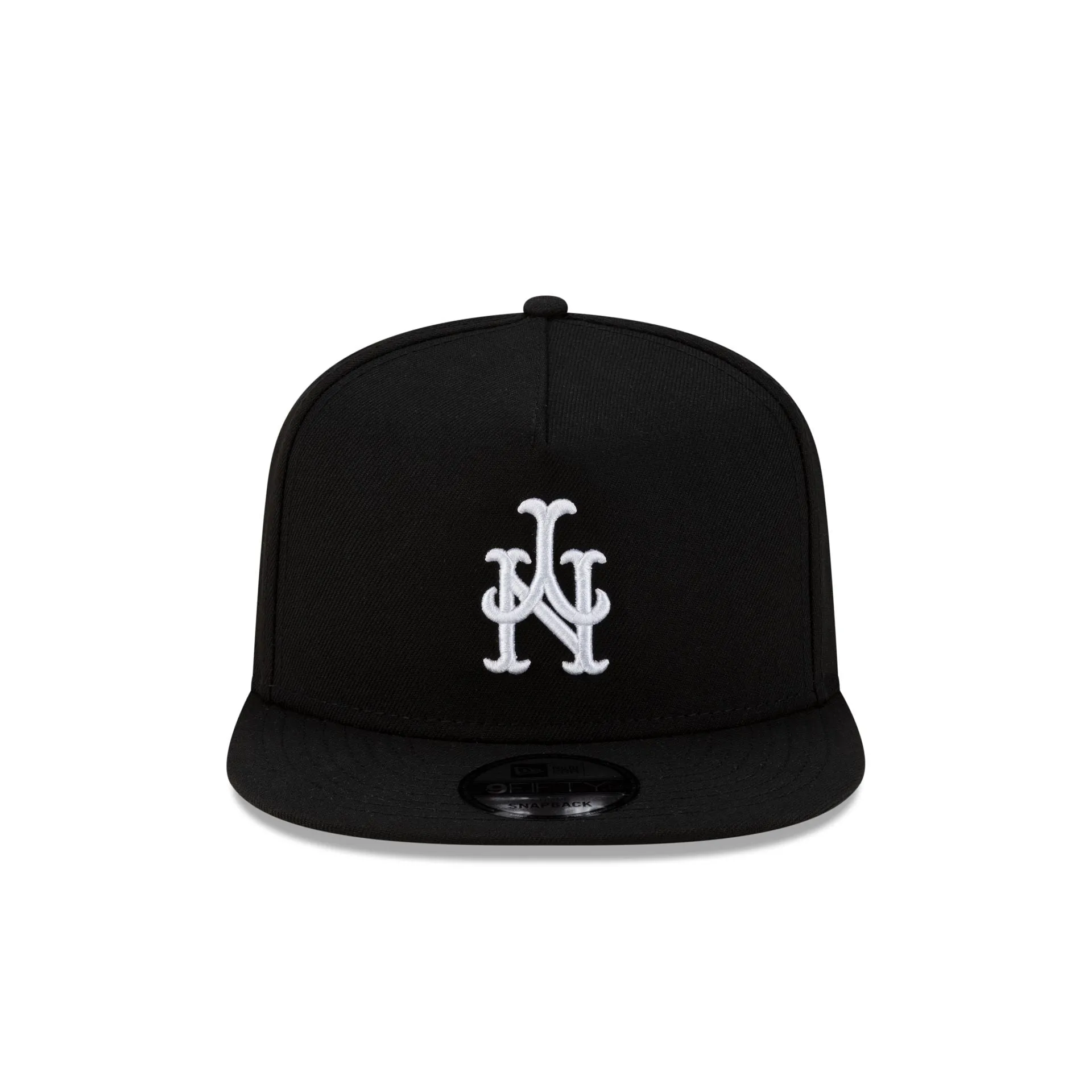 New York Mets Upside Down Logo Black 9FIFTY A-Frame Snapback Hat sold by New Era product image thumbnail 2