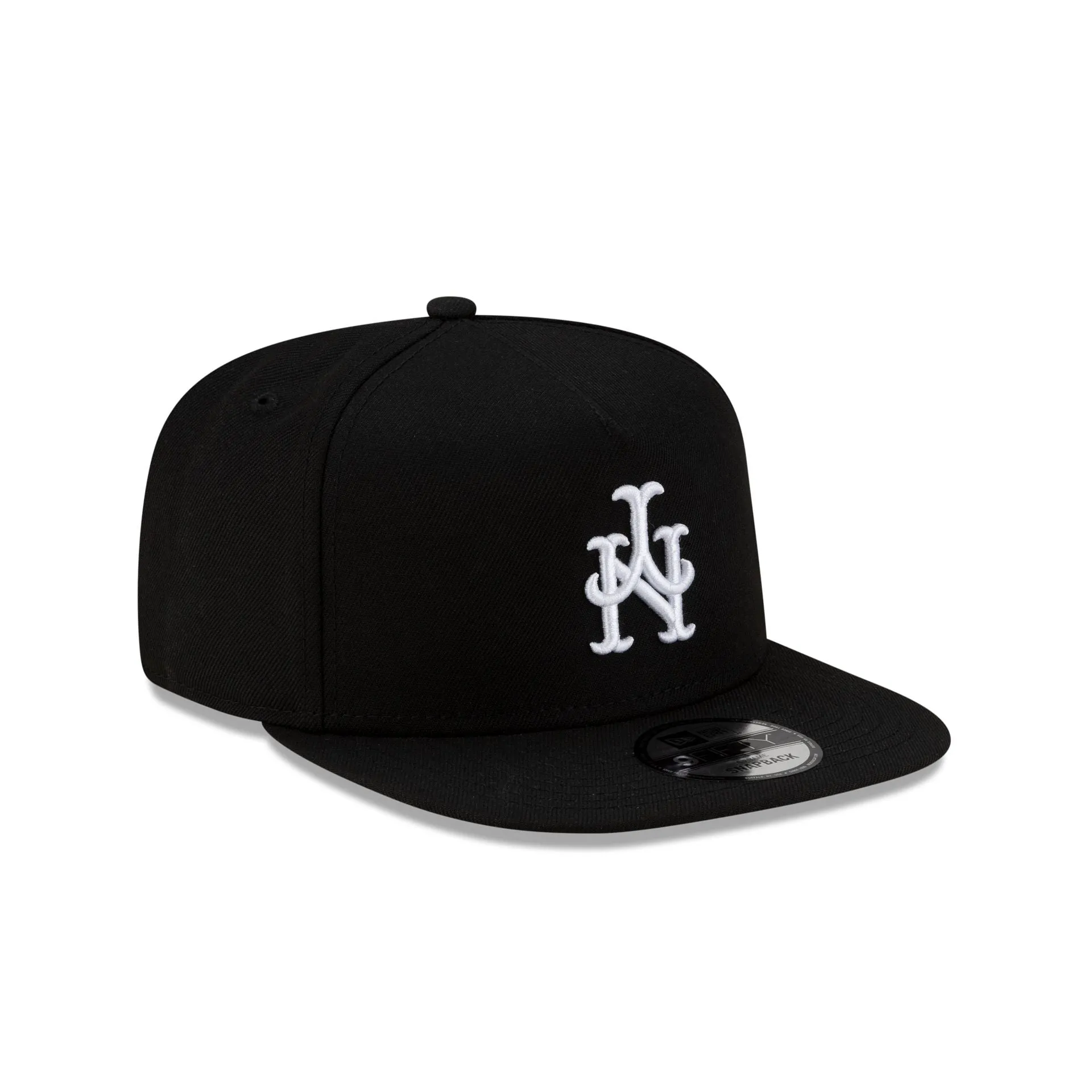 New York Mets Upside Down Logo Black 9FIFTY A-Frame Snapback Hat sold by New Era product image thumbnail 3