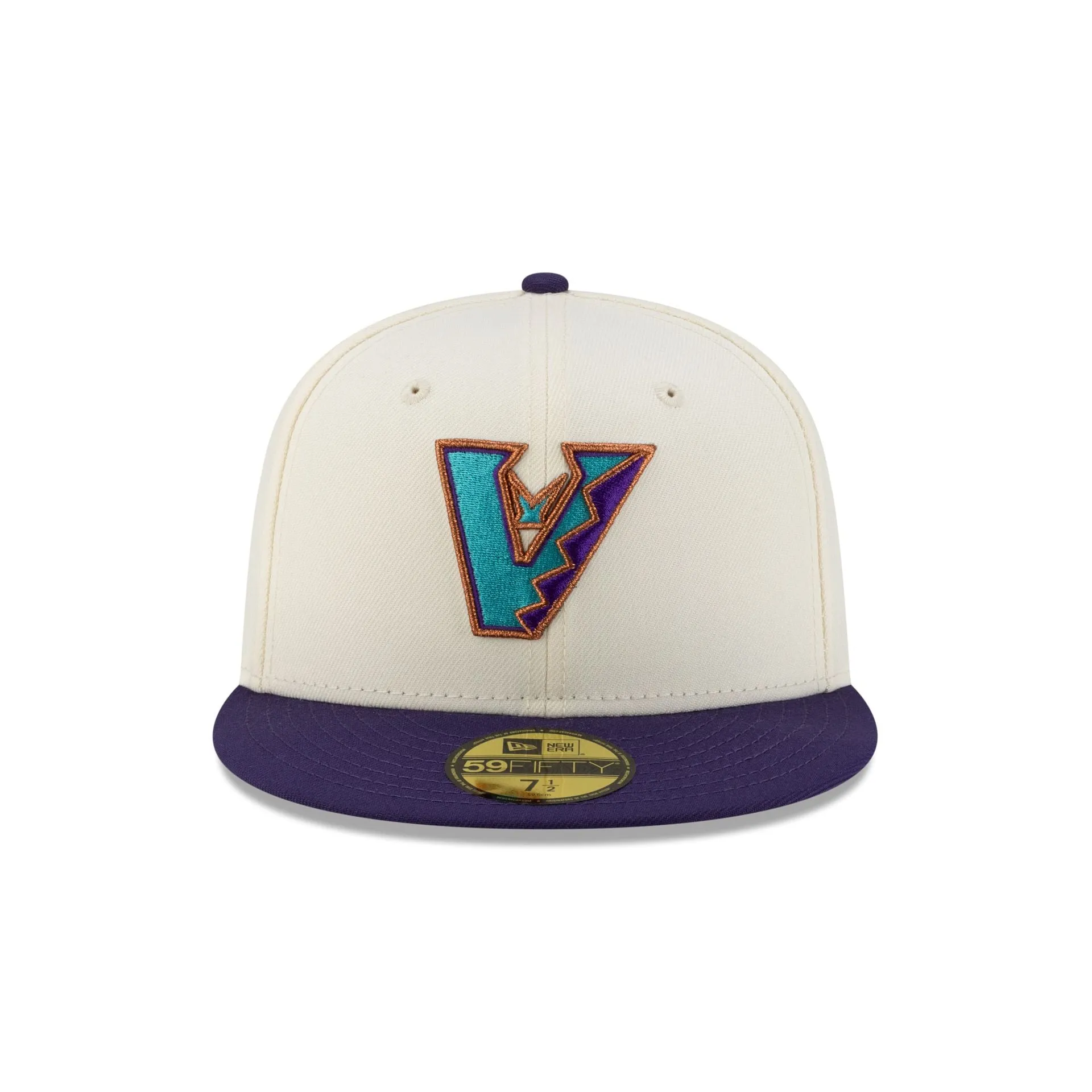 Arizona Diamondbacks Upside Down Logo Chrome 59FIFTY Fitted Hat sold by New Era product image thumbnail 2