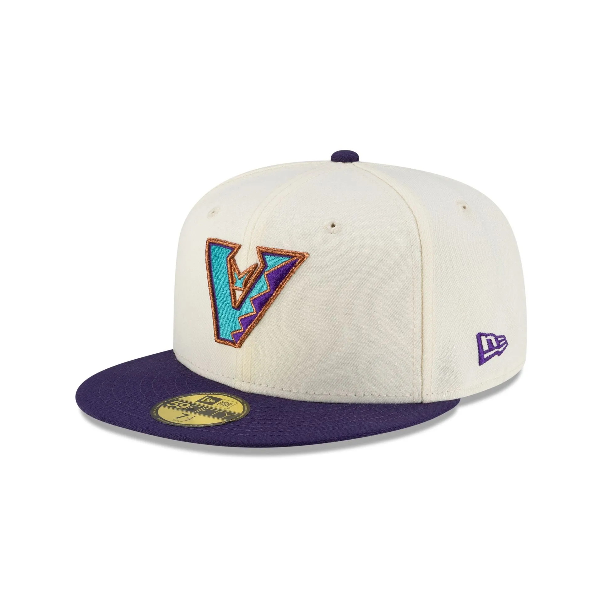 Arizona Diamondbacks Upside Down Logo Chrome 59FIFTY Fitted Hat sold by New Era
