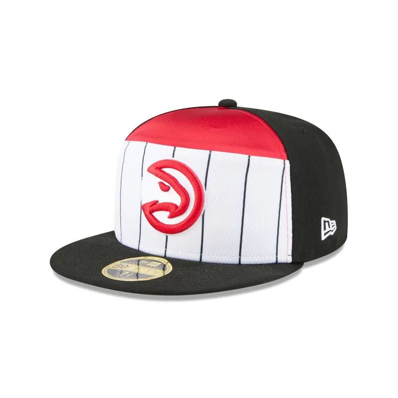 Atlanta Hawks 2025 Tip-Off Split Panel 59FIFTY Fitted Hat sold by New Era