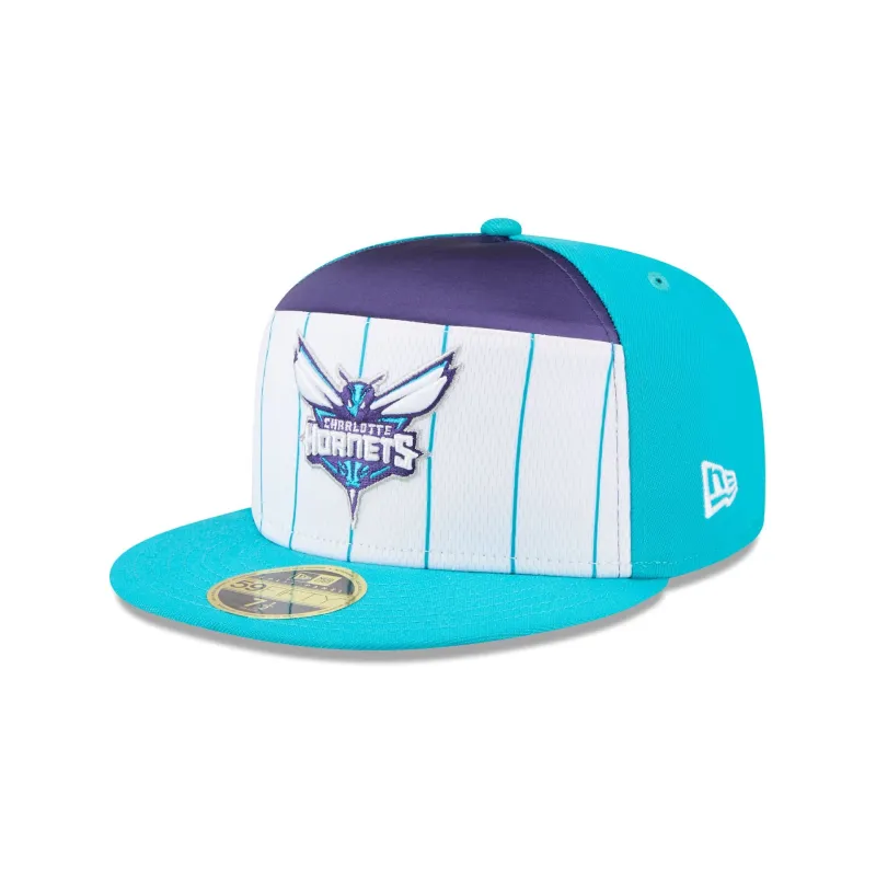 Charlotte Hornets 2025 Tip-Off Split Panel 59FIFTY Fitted Hat sold by New Era