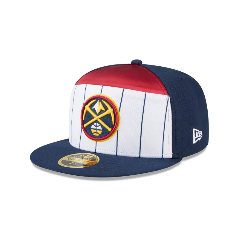 Denver Nuggets 2025 Tip-Off Split Panel 59FIFTY Fitted Hat sold by New Era