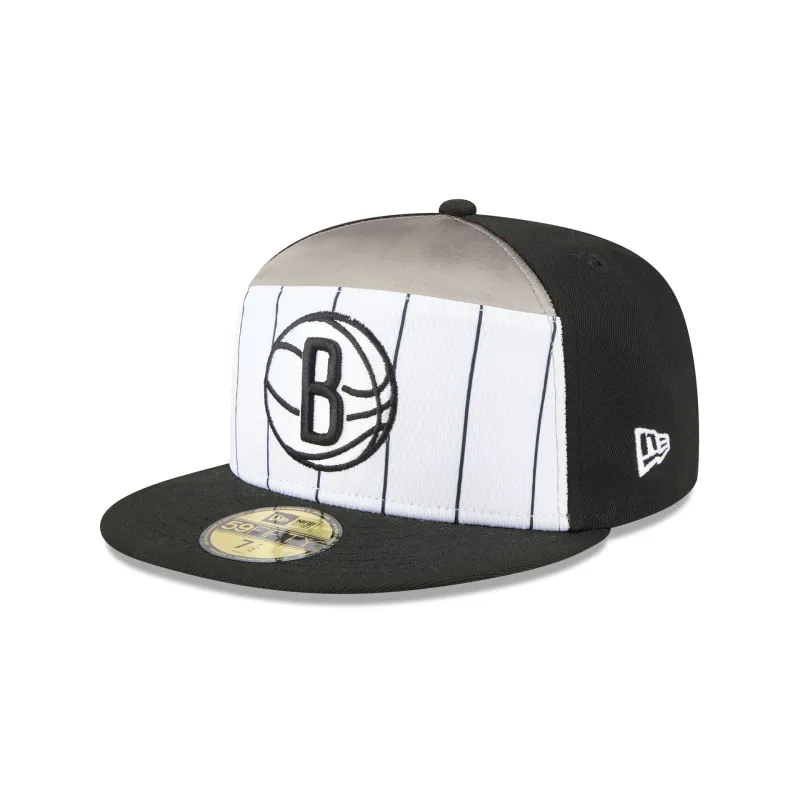 Brooklyn Nets 2025 Tip-Off Split Panel 59FIFTY Fitted Hat sold by New Era