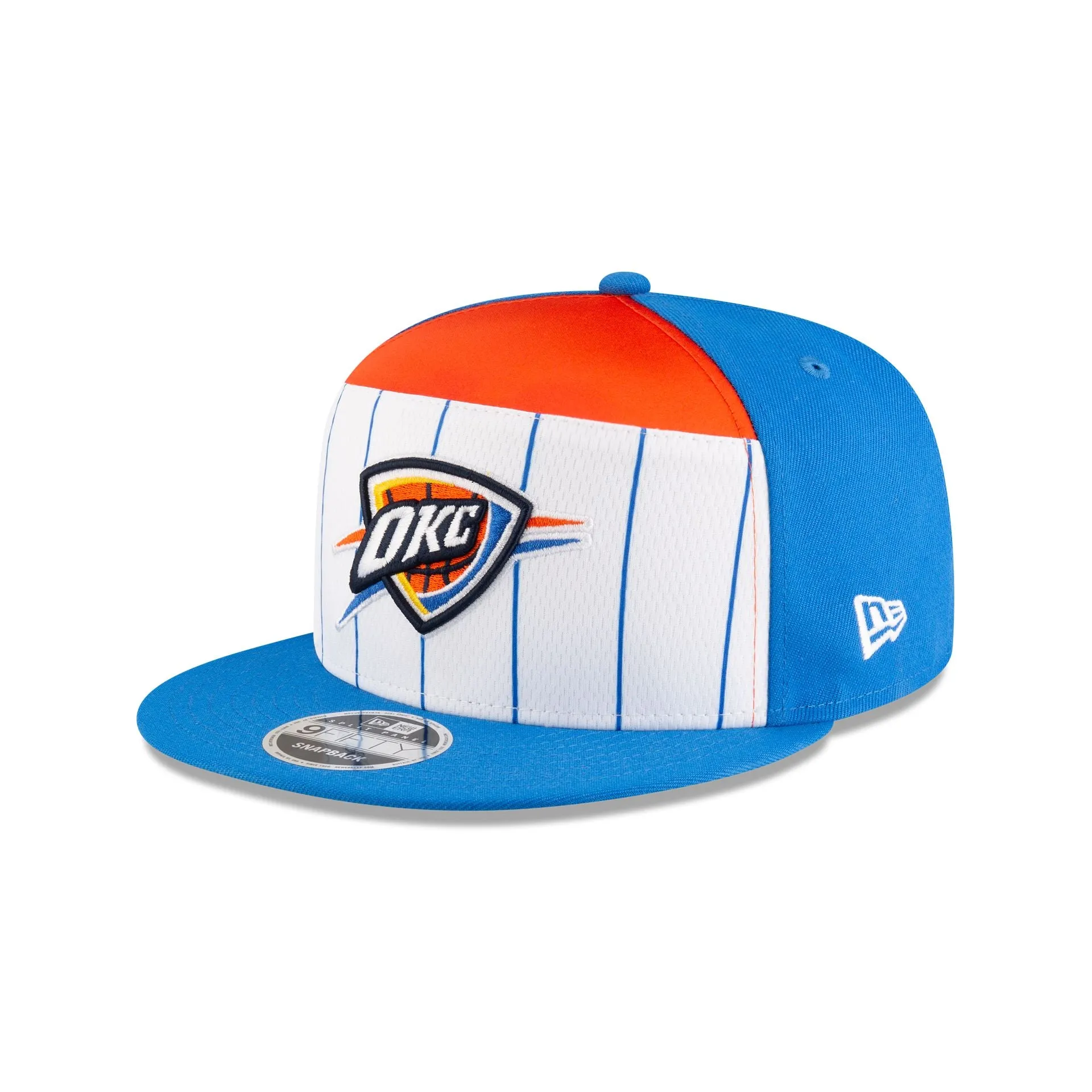 Oklahoma City Thunder 2025 Tip-Off Split Panel 9FIFTY Snapback Hat sold by New Era