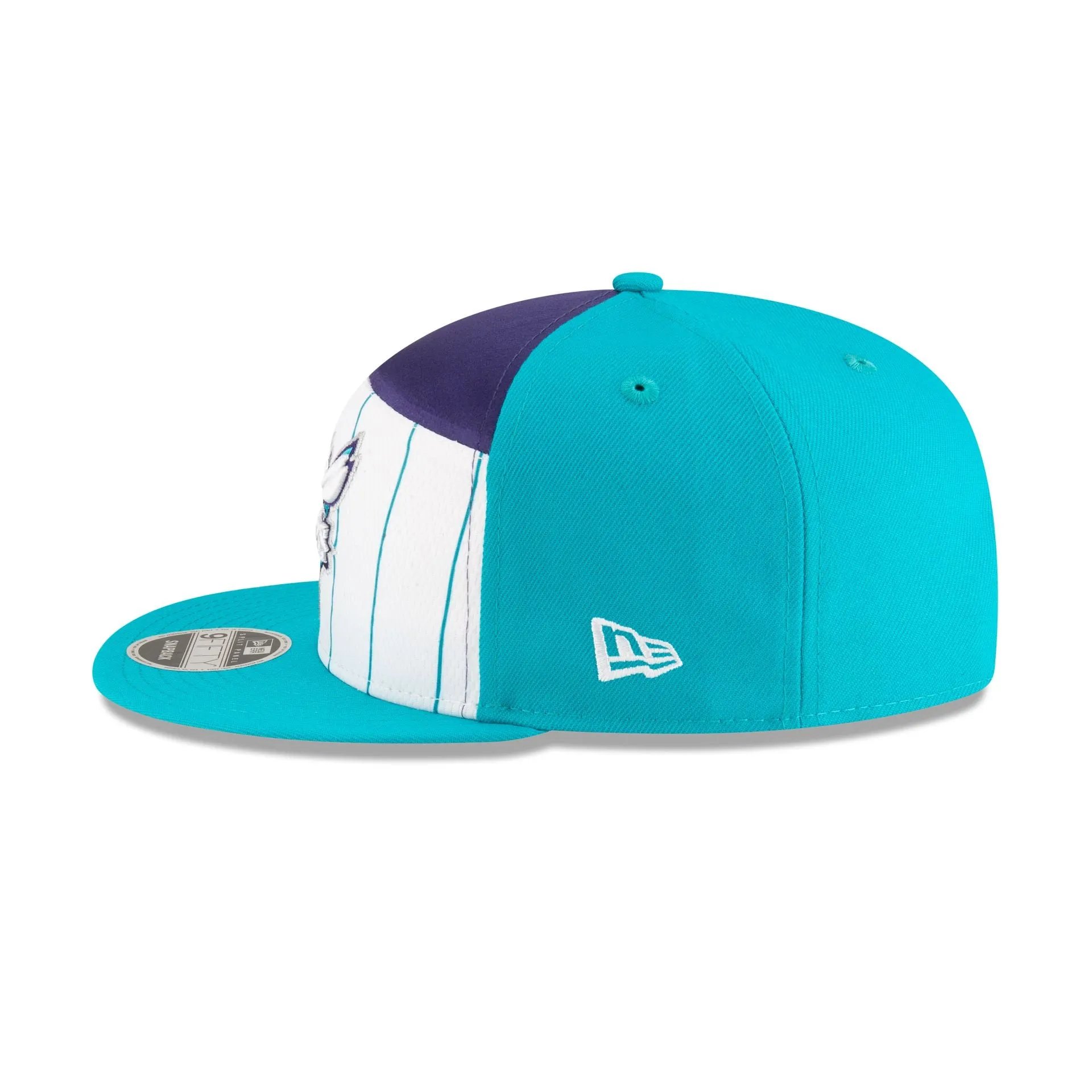 Charlotte Hornets 2025 Tip-Off Split Panel 9FIFTY Snapback Hat sold by New Era product image thumbnail 4