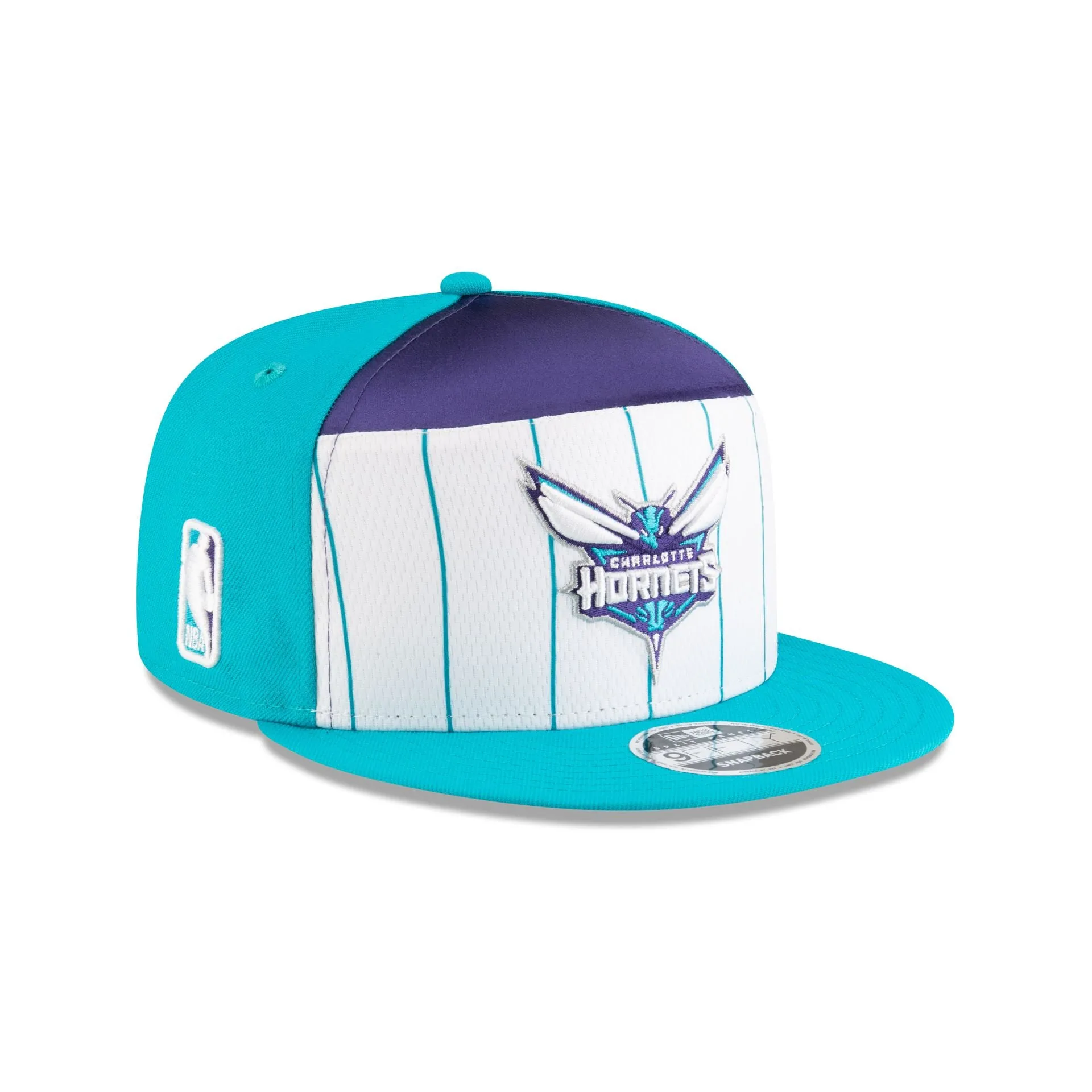 Charlotte Hornets 2025 Tip-Off Split Panel 9FIFTY Snapback Hat sold by New Era product image thumbnail 3