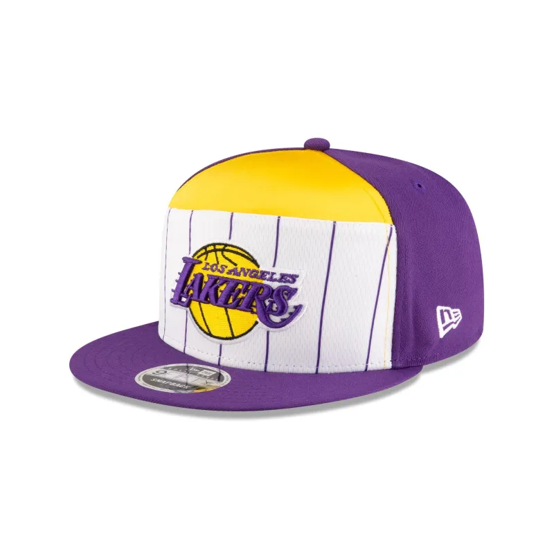 Los Angeles Lakers 2025 Tip-Off Split Panel 9FIFTY Snapback Hat sold by New Era