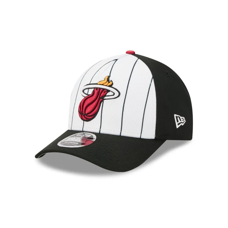 Miami Heat 2025 Tip-Off 9FORTY M-Crown A-Frame Snapback Hat sold by New Era