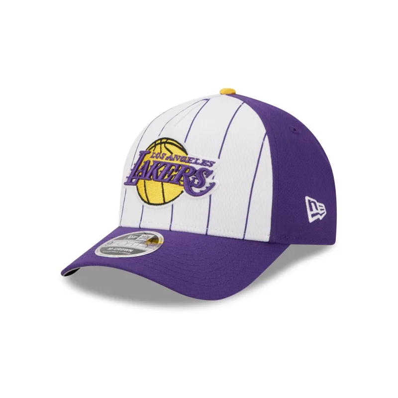 Los Angeles Lakers 2025 Tip-Off 9FORTY M-Crown A-Frame Snapback Hat sold by New Era