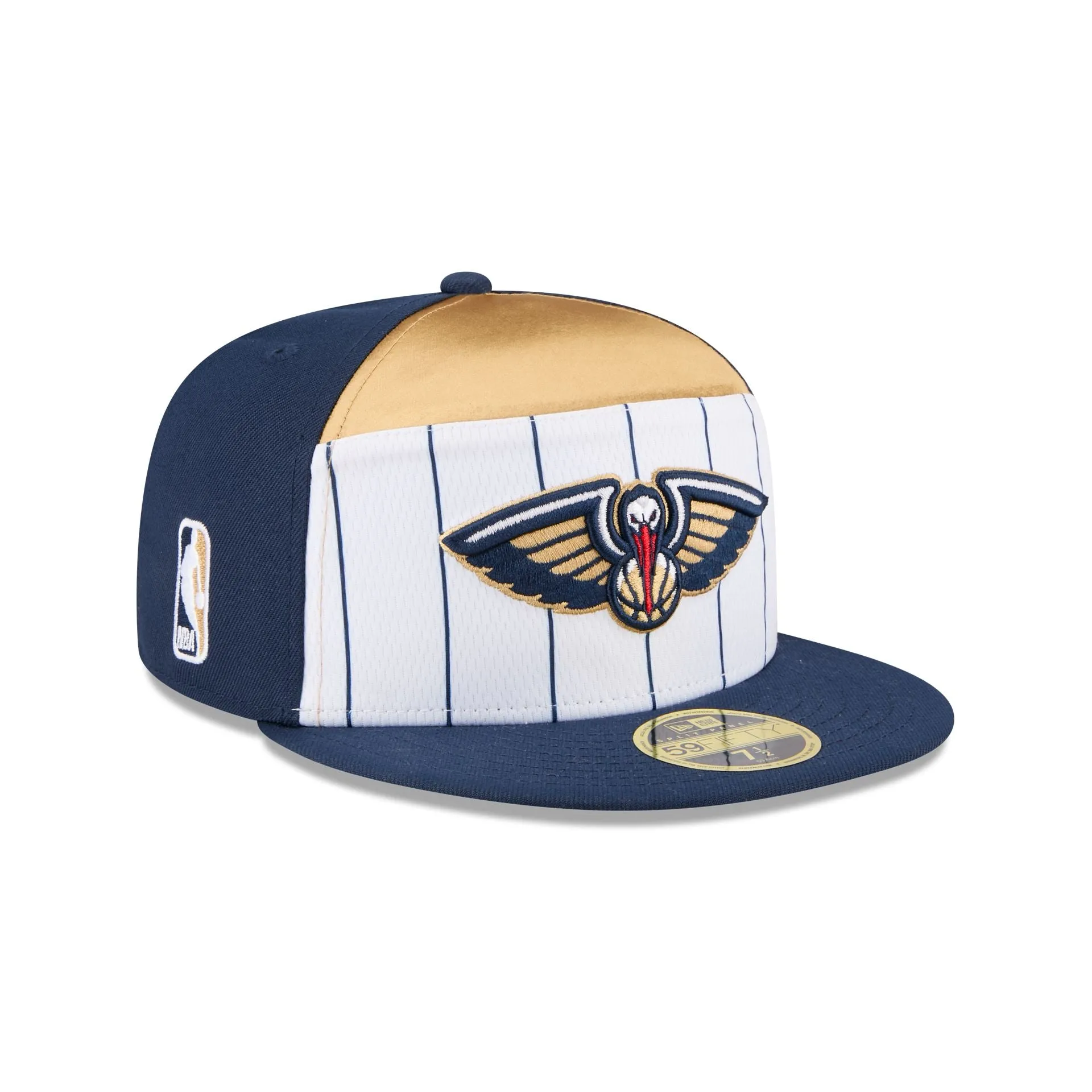 New Orleans Pelicans 2025 Tip-Off Split Panel 59FIFTY Fitted Hat sold by New Era product image thumbnail 3