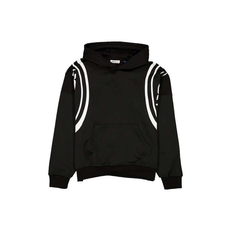 New Era Branded Mesh Combo Black Hoodie sold by New Era