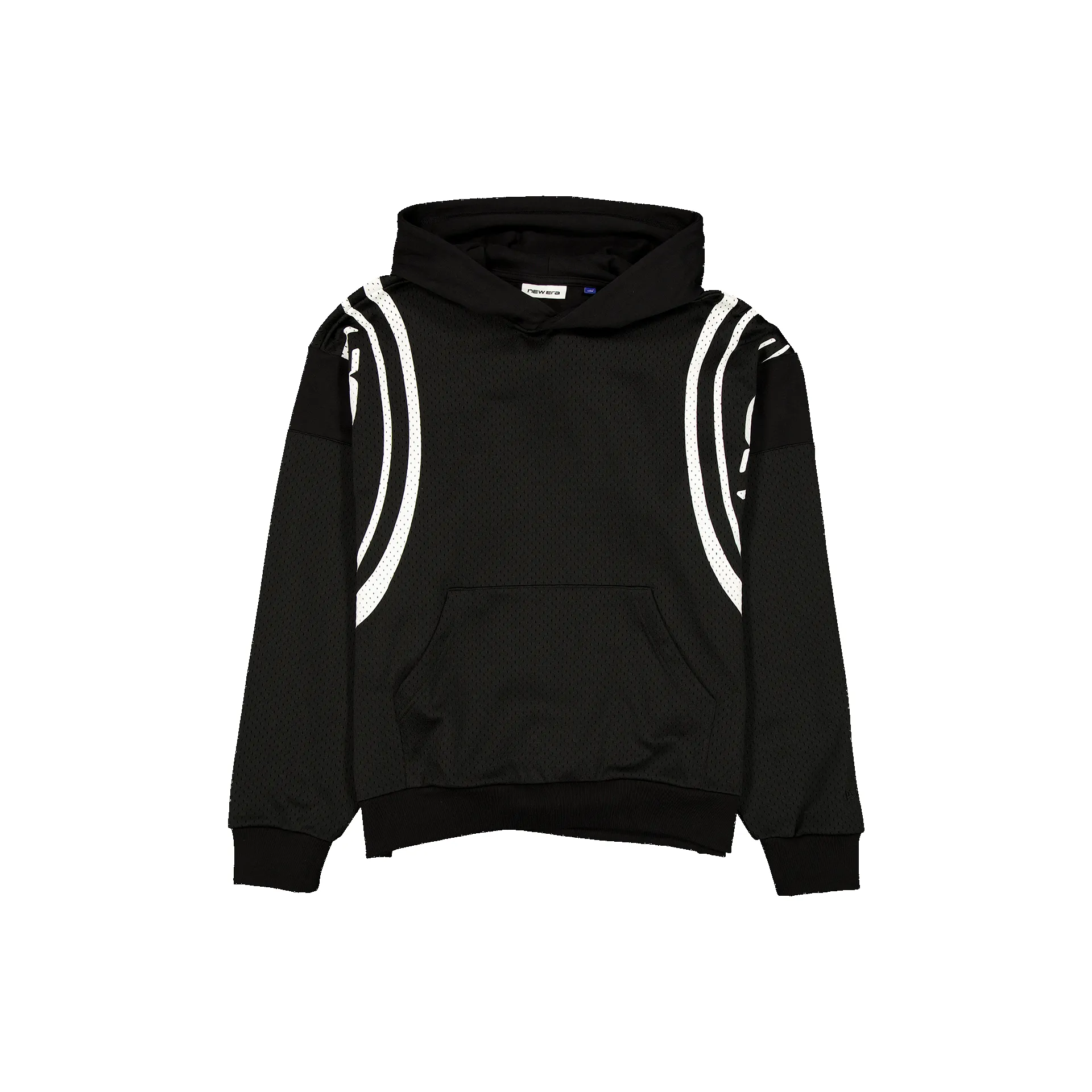 New Era Branded Mesh Combo Black Hoodie sold by New Era