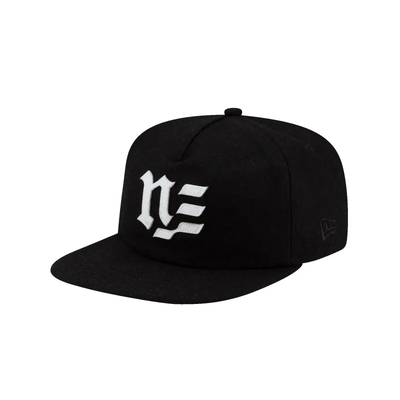 New Era Branded Black 19TWENTY A-Frame Adjustable Hat sold by New Era
