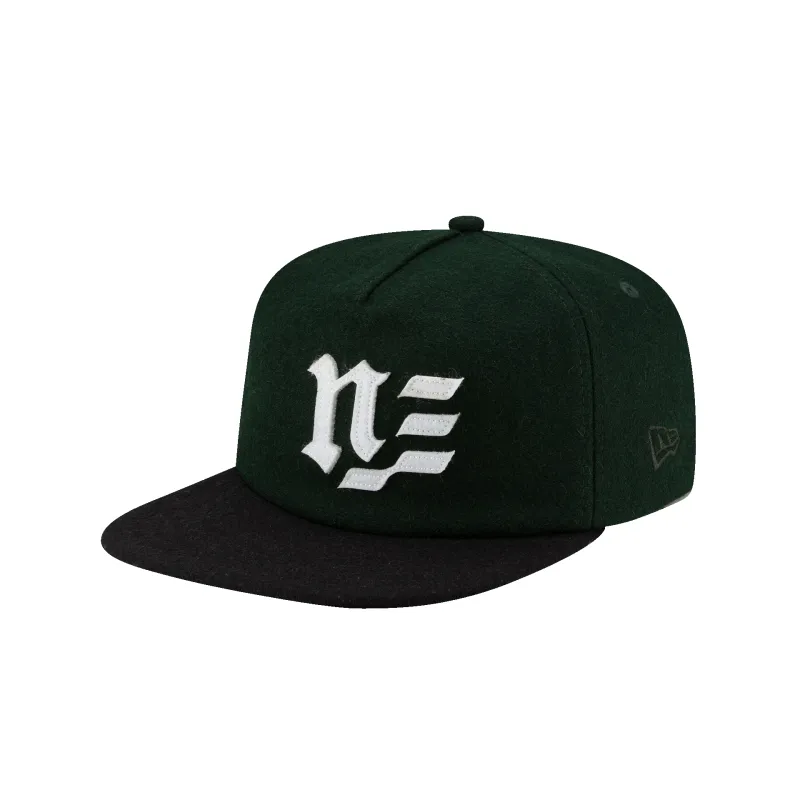 New Era Branded Cilantro Green 19TWENTY A-Frame Adjustable Hat sold by New Era