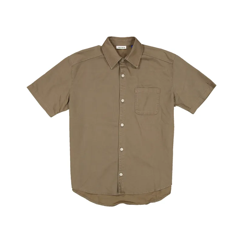 New Era Branded Brushed Cotton Falcon Button Up Shirt sold by New Era