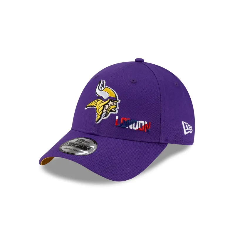 Minnesota Vikings London Game 9FORTY Snapback Hat sold by New Era