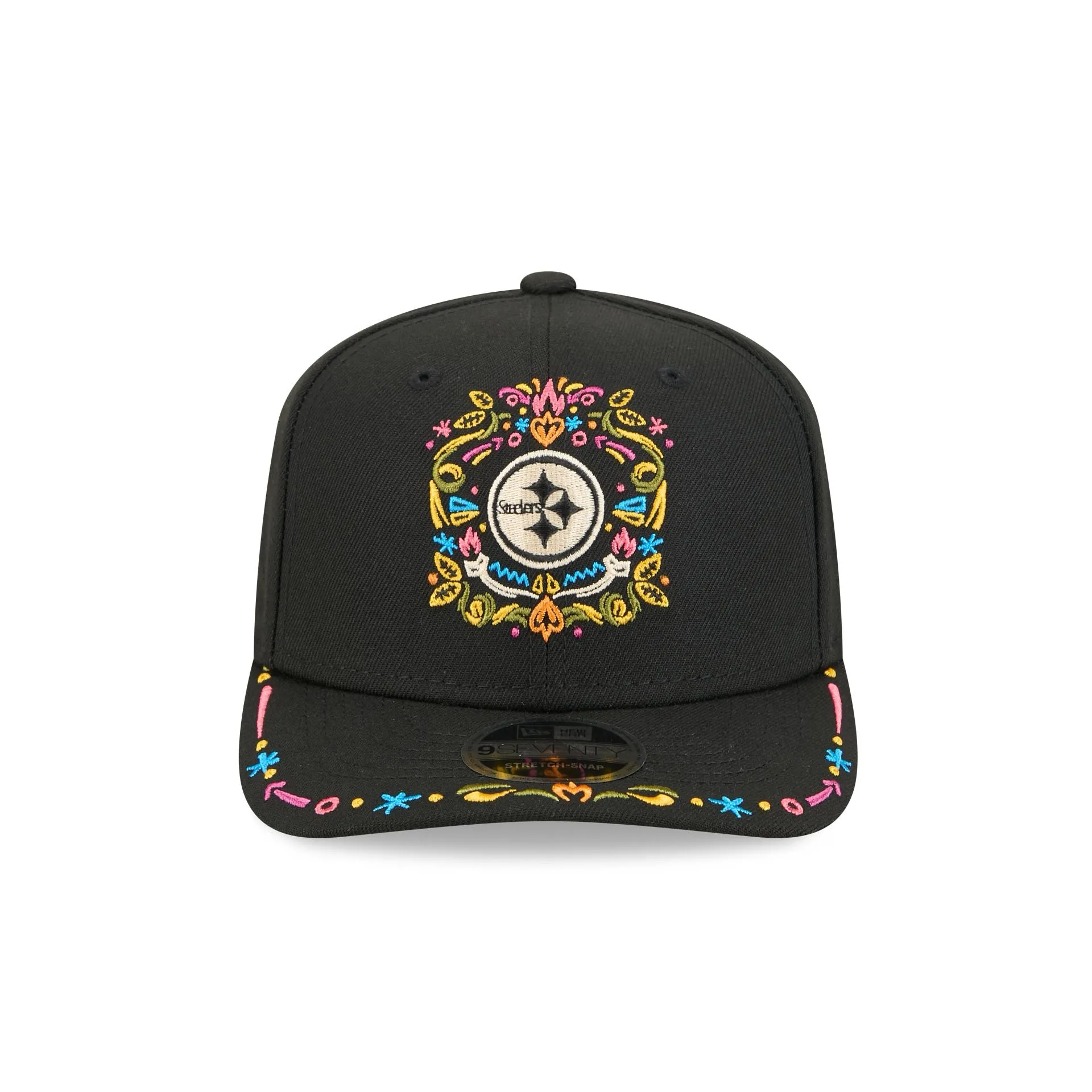 Pittsburgh Steelers Hasta La Muerte 9SEVENTY Stretch-Snap Hat sold by New Era product image thumbnail 2