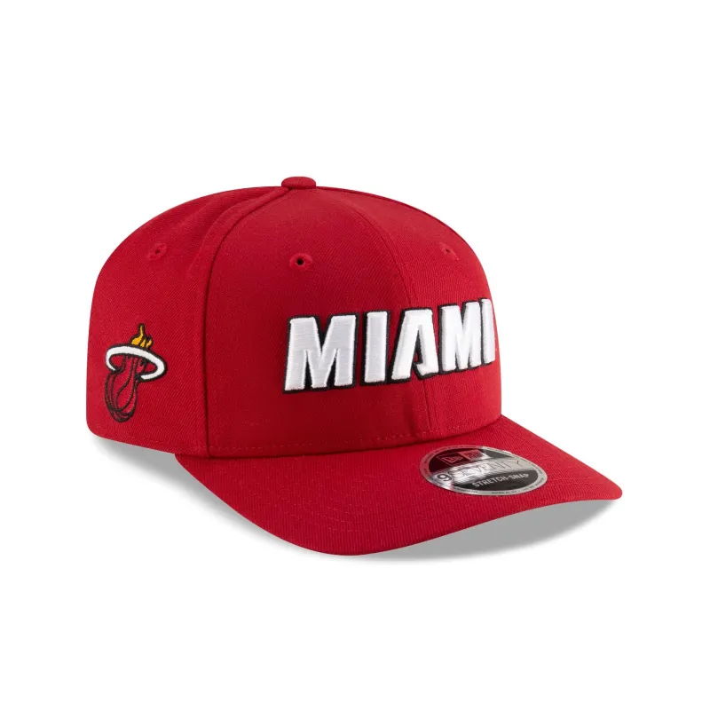 Miami Heat 2025 Statement Edition 9SEVENTY Stretch-Snap Hat sold by New Era