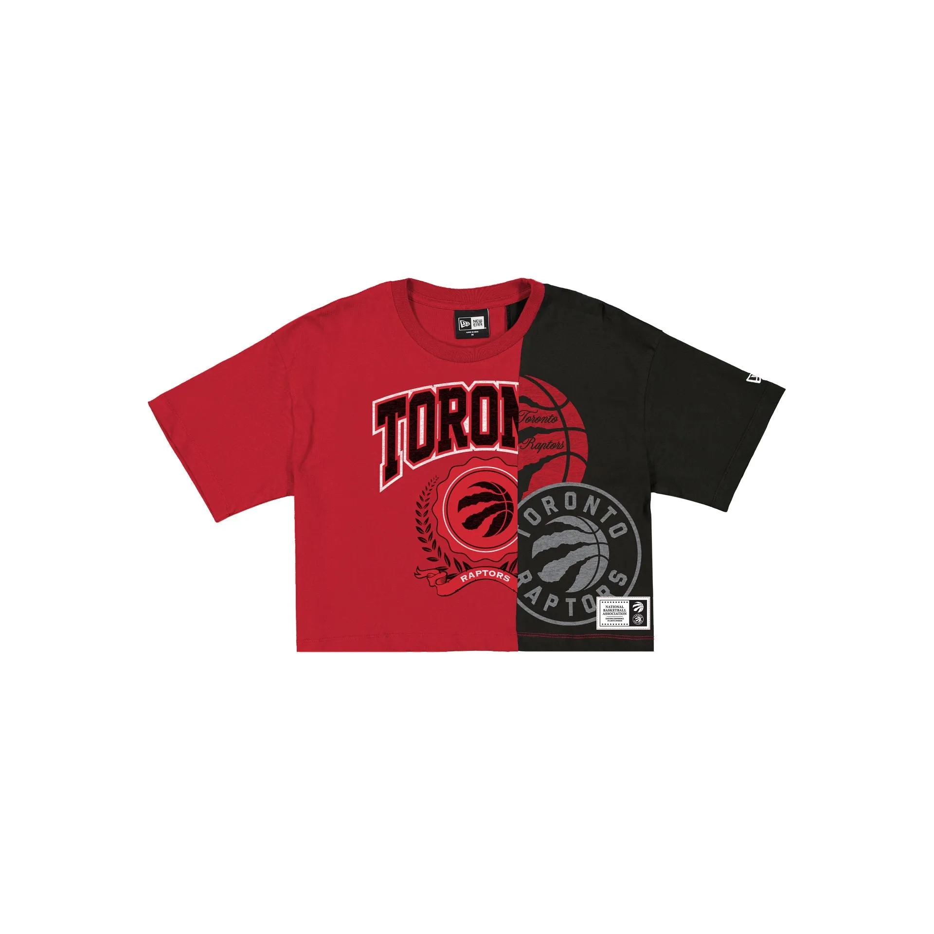 Toronto Raptors Team Split Women's Short-Sleeve T-Shirt sold by New Era
