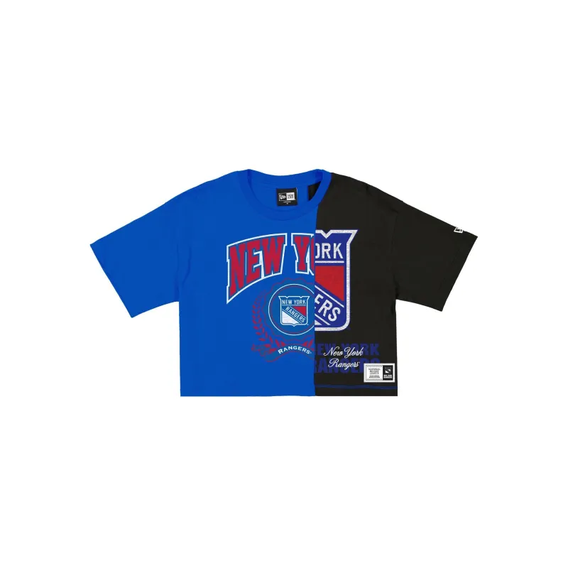 New York Rangers Team Split Women's Short-Sleeve T-Shirt sold by New Era