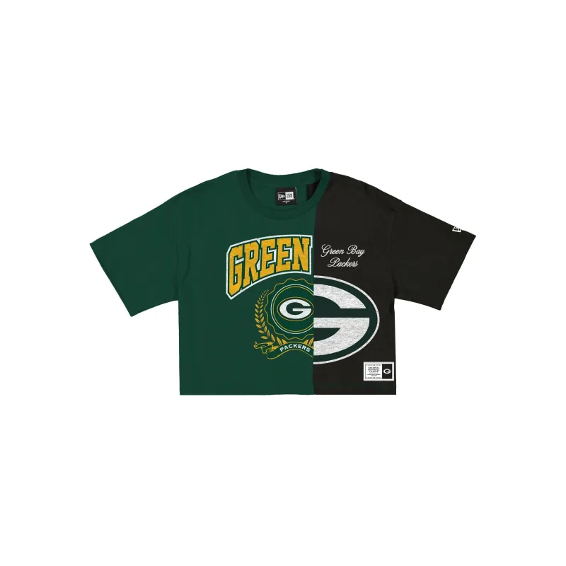 Green Bay Packers Team Split Women's Short-Sleeve T-Shirt sold by New Era