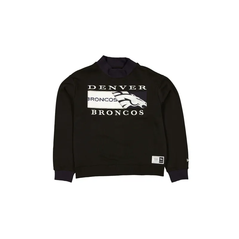 Denver Broncos Team Split Women's Mockneck sold by New Era