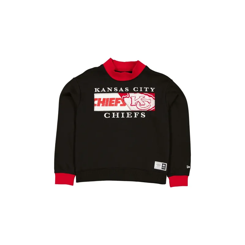 Kansas City Chiefs Team Split Women's Mockneck sold by New Era