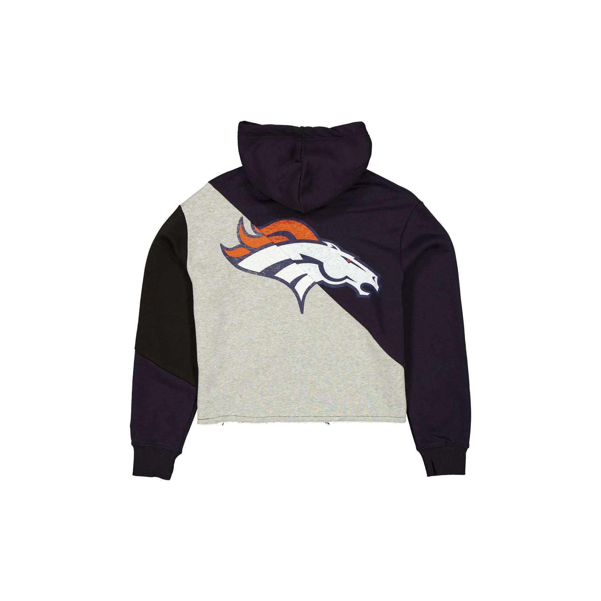 Denver Broncos Team Split Women's Cropped Hoodie sold by New Era product image thumbnail 2