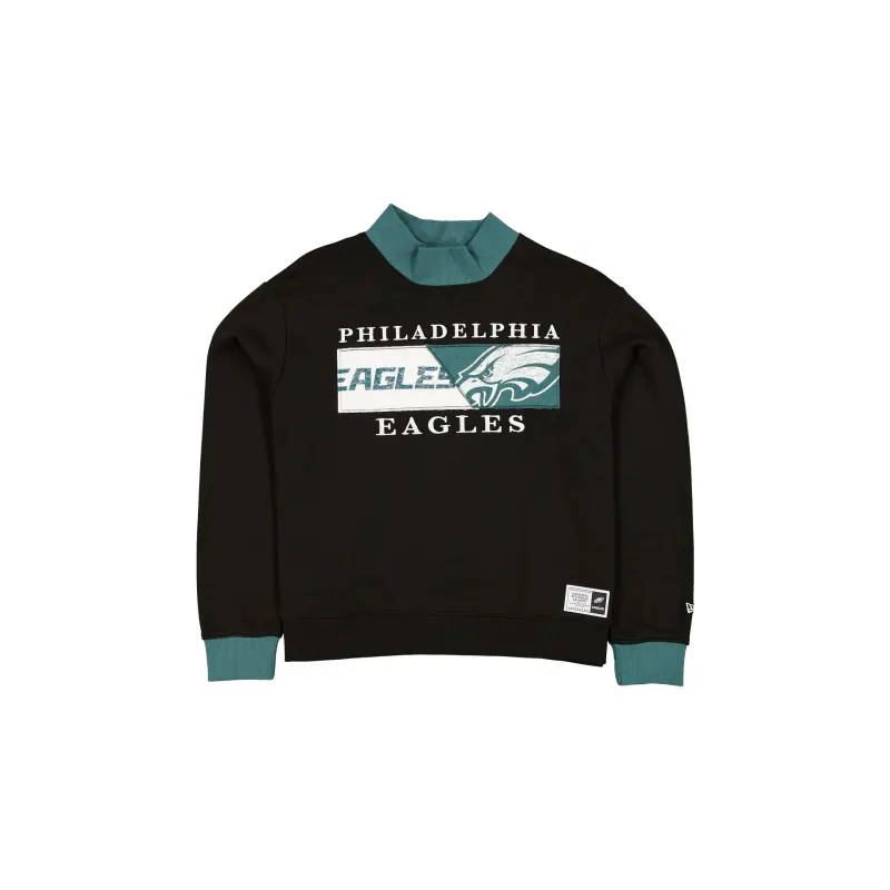 Philadelphia Eagles Team Split Women's Mockneck sold by New Era