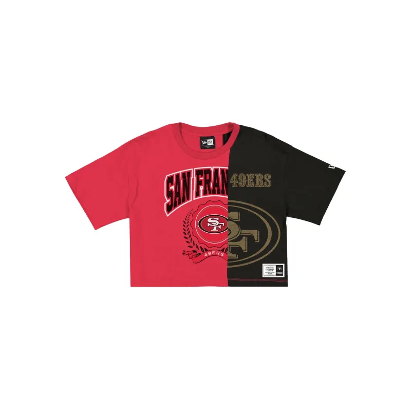 San Francisco 49ers Team Split Women's Short-Sleeve T-Shirt sold by New Era