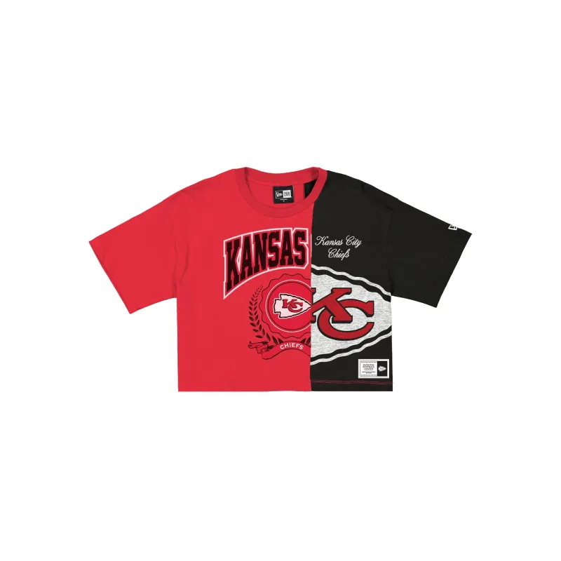 Kansas City Chiefs Team Split Women's Short-Sleeve T-Shirt sold by New Era