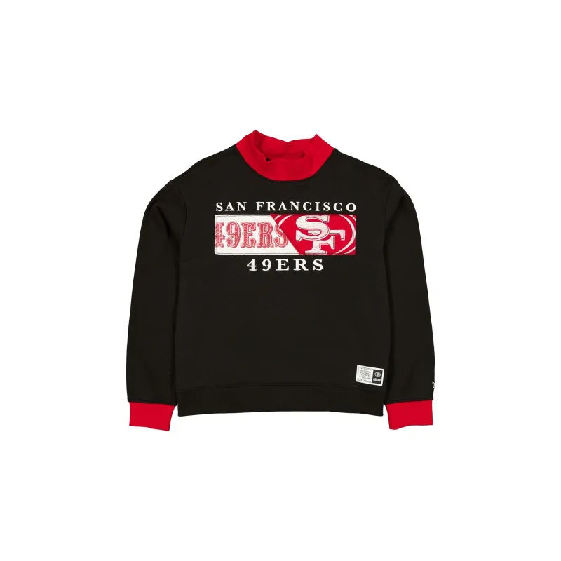 San Francisco 49ers Team Split Women's Mockneck sold by New Era