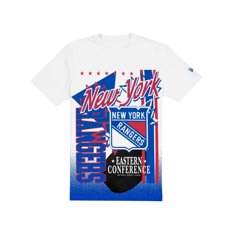 New York Rangers Sport Classics White Short-Sleeve T-Shirt sold by New Era