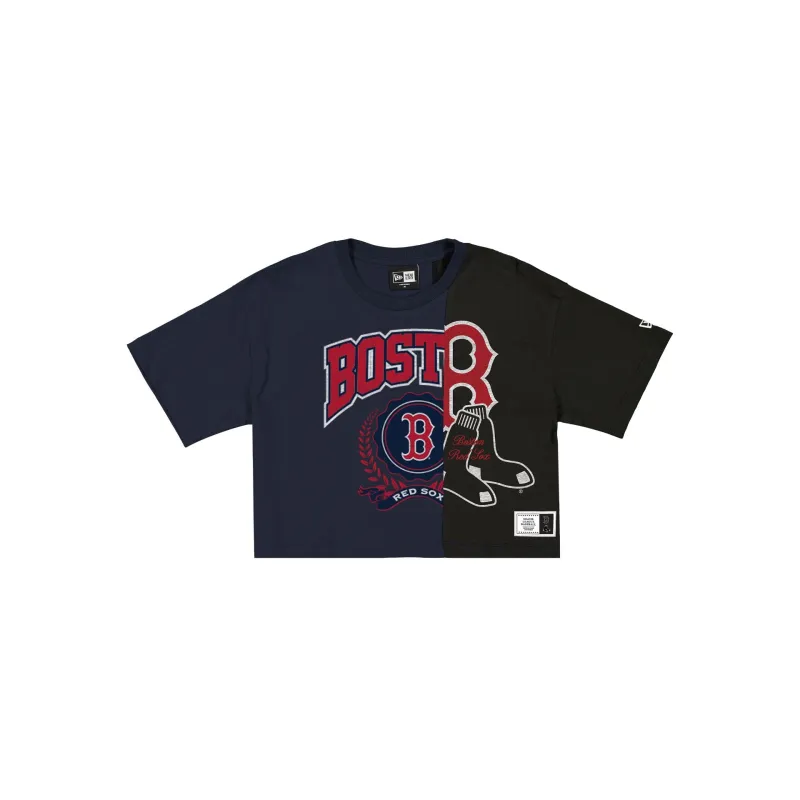 Boston Red Sox Team Split Women's Short-Sleeve T-Shirt sold by New Era