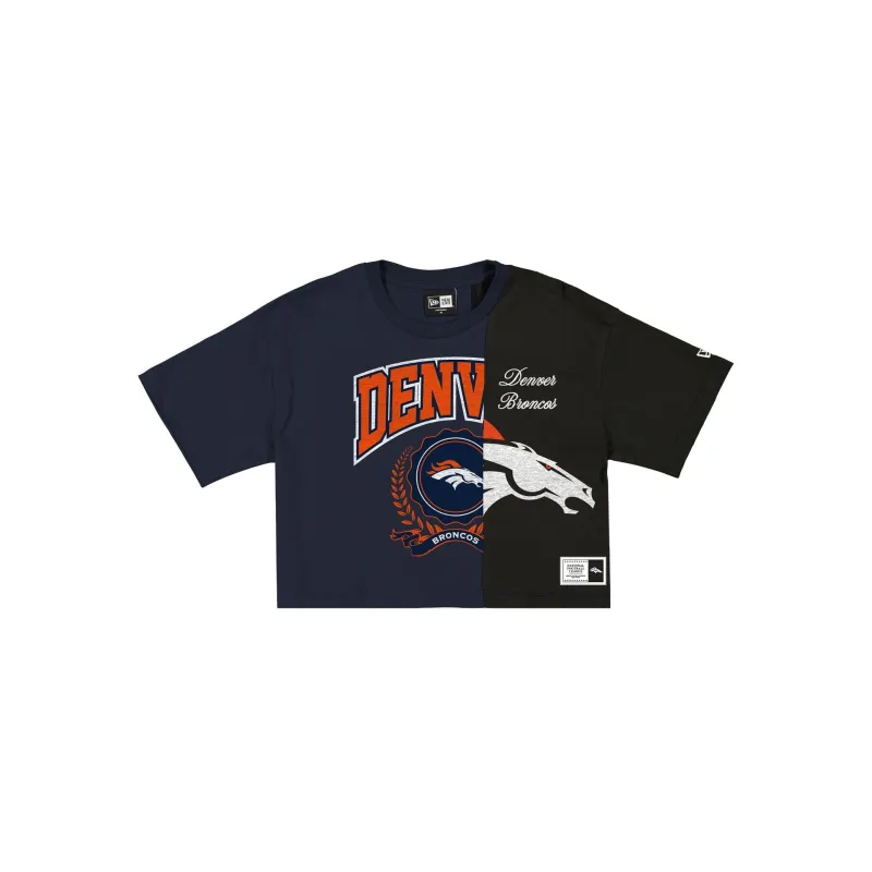 Denver Broncos Team Split Women's Short-Sleeve T-Shirt sold by New Era