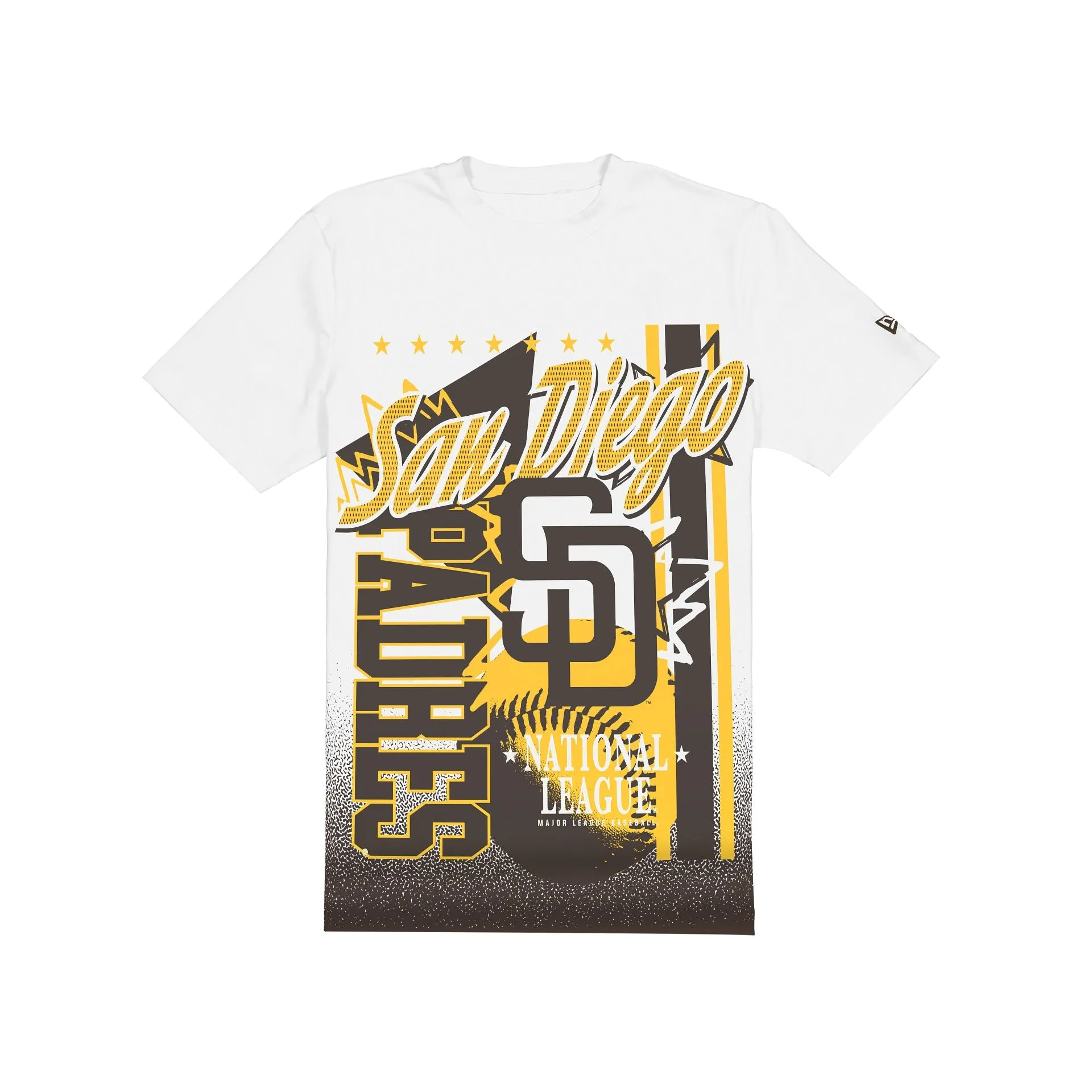 San Diego Padres Sport Classics White Short-Sleeve T-Shirt sold by New Era