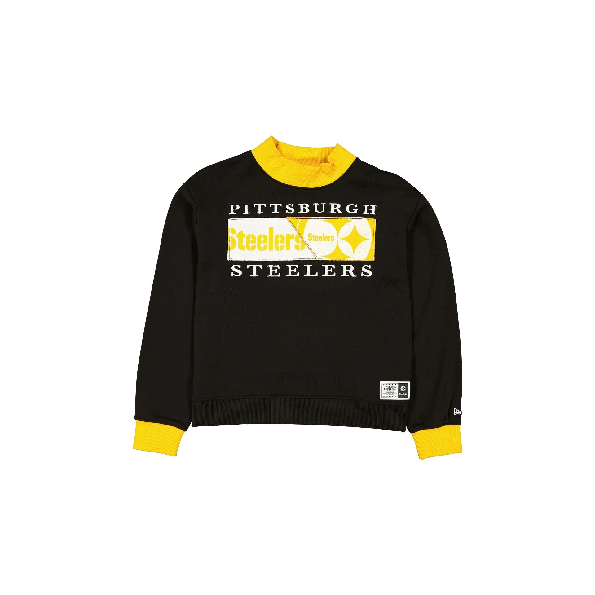 Pittsburgh Steelers Team Split Women's Mockneck sold by New Era