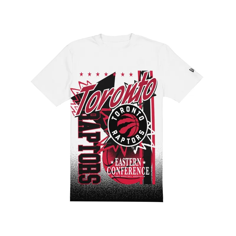 Toronto Raptors Sport Classics White Short-Sleeve T-Shirt sold by New Era