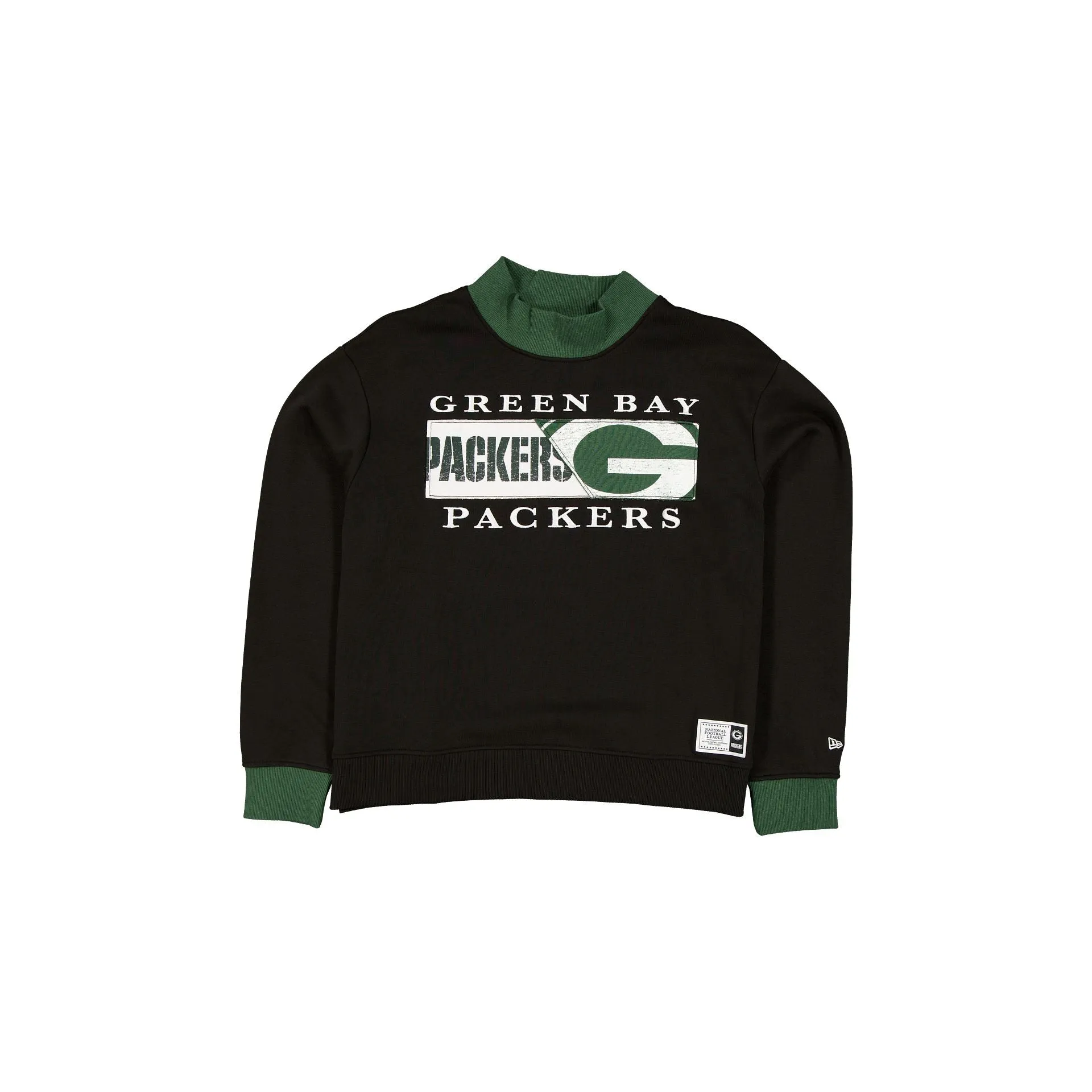 Green Bay Packers Team Split Women's Mockneck sold by New Era