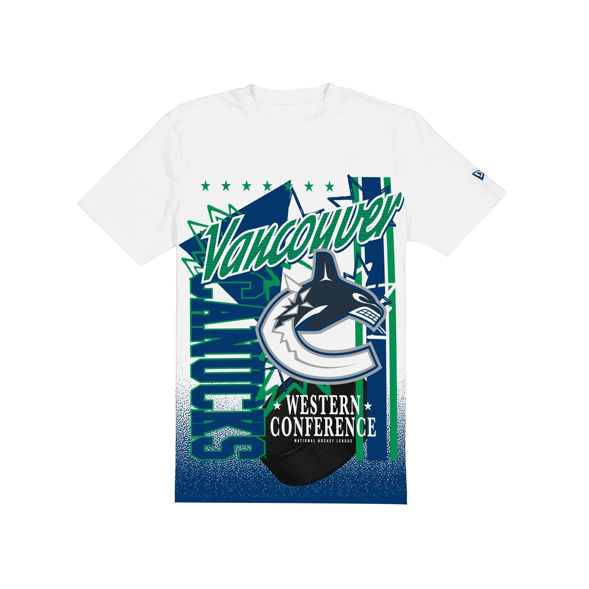 Vancouver Canucks Sport Classics White Short-Sleeve T-Shirt sold by New Era