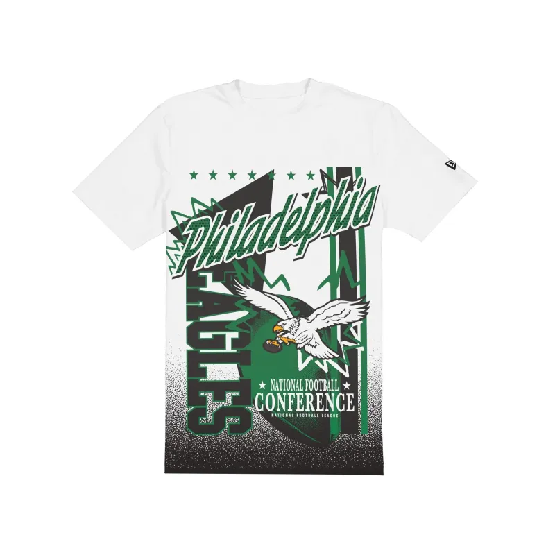Philadelphia Eagles Sport Classics White Short-Sleeve T-Shirt sold by New Era